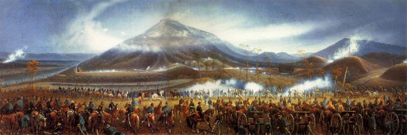 James Walker The Battle of Lookout Mountain,November 24,1863 oil painting image